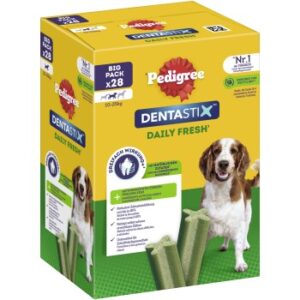 Hundefutter Pedigree Zahnpflege Dentastix Fresh Multipack 28 St?ck f?r mittelgro?e Hunde