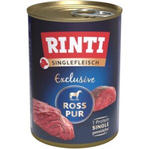 Hundefutter RINTI Singlefleisch 12x400g Ross pur exclusive