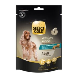 Hundefutter SELECT GOLD Sensitive Snacks 160g Lachs mit Kartoffel