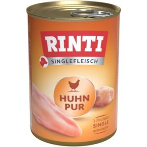 Hundefutter RINTI Singlefleisch 12x400g Huhn pur