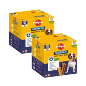 Hundefutter Pedigree Zahnpflege Dentastix Multipack f?r mittelgro?e Hunde 2×56 St?ck