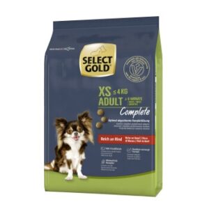 Hundefutter SELECT GOLD Complete XS Adult Rind 1 kg