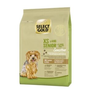 Hundefutter SELECT GOLD Sensitive XS Senior Lamm & Reis 1 kg