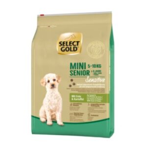 Hundefutter SELECT GOLD Sensitive Mini Senior Ente & Kartoffel 4 kg