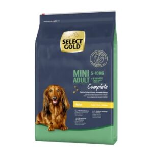 Hundefutter SELECT GOLD Complete Mini Adult Huhn 10 kg – Hochwertiges Hundefutter für kleine Rassen