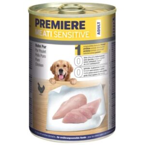 Hundefutter PREMIERE Meati Sensitive Huhn pur 24×400 g