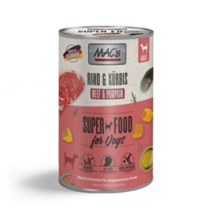 Hundefutter MAC’s 6x800g Rind & Kürbis