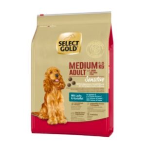 Hundefutter SELECT GOLD Sensitive Adult Medium Lachs & Kartoffel 4 kg