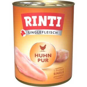 Hundefutter RINTI Singlefleisch Huhn pur 12×800 g