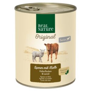 Hundefutter REAL NATURE Senior Lamm & Kalb 6×800 g