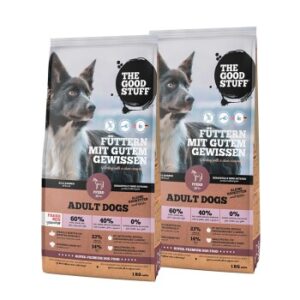 Hundefutter The Goodstuff Adult Minis Pferd 2×1 kg