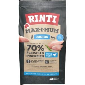 Hundefutter RINTI MAX-I-MUM Junior Huhn 12 kg