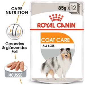 Hundefutter ROYAL CANIN Coat Care Adult Mousse 12×85 g