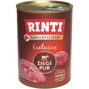 Hundefutter RINTI Singlefleisch 12x400g Ziege pur exclusive