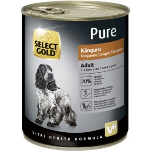 Hundefutter SELECT GOLD Pure Adult Känguru 12×800 g