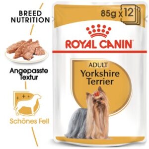 Hundefutter ROYAL CANIN Yorkshire Terrier Adult Mousse 12×85 g