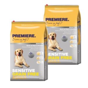 Hundefutter PREMIERE Sensitive Grain Free Adult Huhn 2×12 kg