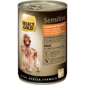 Hundefutter SELECT GOLD Sensitive Adult Truthahn mit Topinambur 6×400 g