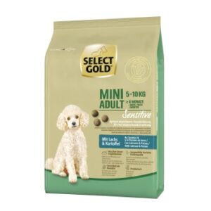 Hundefutter SELECT GOLD Sensitive Mini Adult Lachs & Kartoffel 1 kg