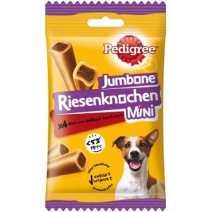 Hundefutter Pedigree Jumbone Riesenknochen Mini mit Rind und Gefl?gel 4 St?ck