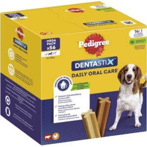 Hundefutter Pedigree Zahnpflege Dentastix Multipack f?r mittelgro?e Hunde 56 St?ck