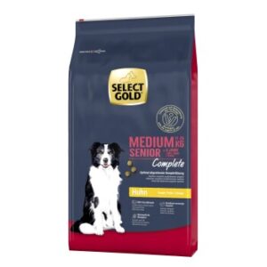 Hundefutter SELECT GOLD Complete Medium Senior Huhn 12 kg