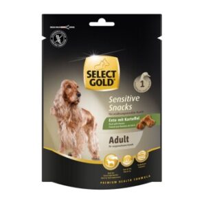 Hundefutter SELECT GOLD Sensitive Snacks 160g Ente mit Kartoffel