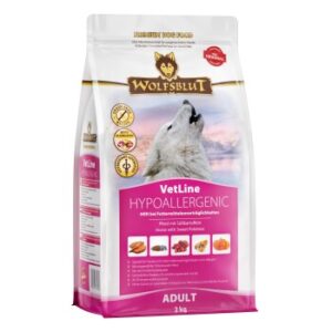 Hundefutter WOLFSBLUT Adult VetLine Hypoallergenic, Pferd 2 kg