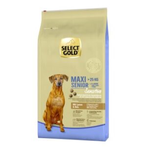 Hundefutter SELECT GOLD Sensitive Senior Maxi Lamm & Reis 12 kg