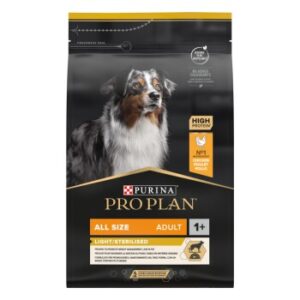 Hundefutter PRO PLAN All Sizes Adult Light/ Sterilised mit Huhn 3 kg