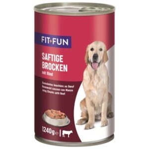 Hundefutter FIT+FUN Ragout 6x1240g Rind