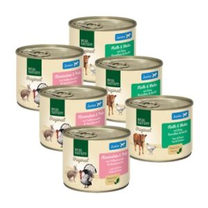 Hundefutter REAL NATURE Junior Mixpaket 6×200 g