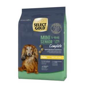 Hundefutter SELECT GOLD Complete Mini Senior Huhn 1 kg