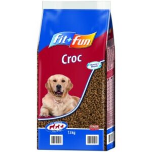 Hundefutter FIT+FUN Trockennahrung Croc 15 kg