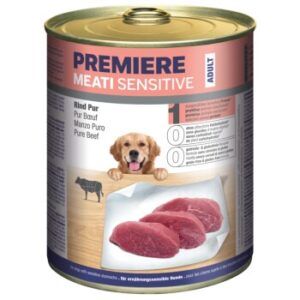 Hundefutter PREMIERE Meati Sensitive Rind pur 12×800 g