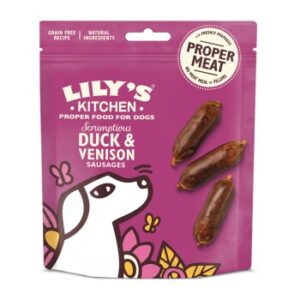 Hundefutter LILY’S KITCHEN Sausages Ente & Hirsch 8×70 g