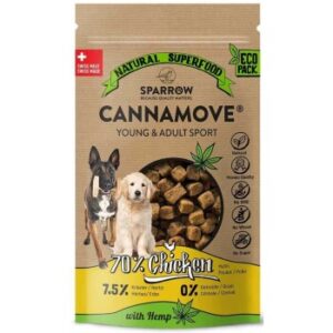 Hundefutter Sparrow CannaMove Snacks 200 g