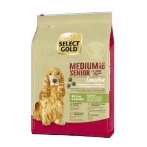 Hundefutter SELECT GOLD Sensitive Senior Medium Ente & Kartoffel 4 kg