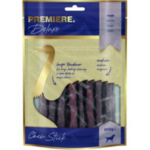 Hundefutter PREMIERE Deluxe Chew Sticks Strauß 200g