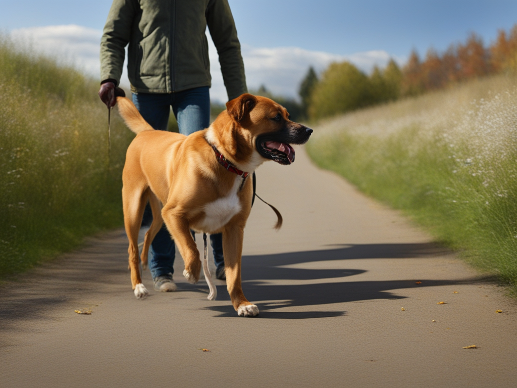 Plötzlich ein Unfall beim Hundespaziergang